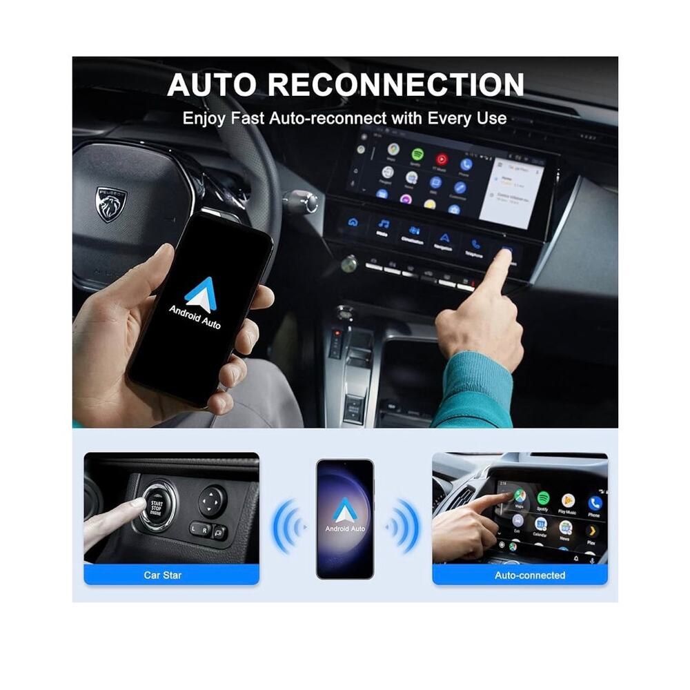 Android Auto Wireless Adapter for Wired Android Auto Cars - Picture 5 of 9